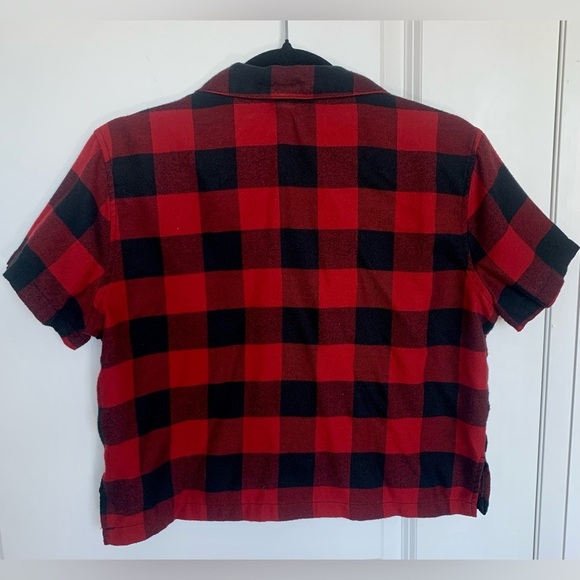 Cropped Plaid Shirt  from Garage - Picture 2 of 4